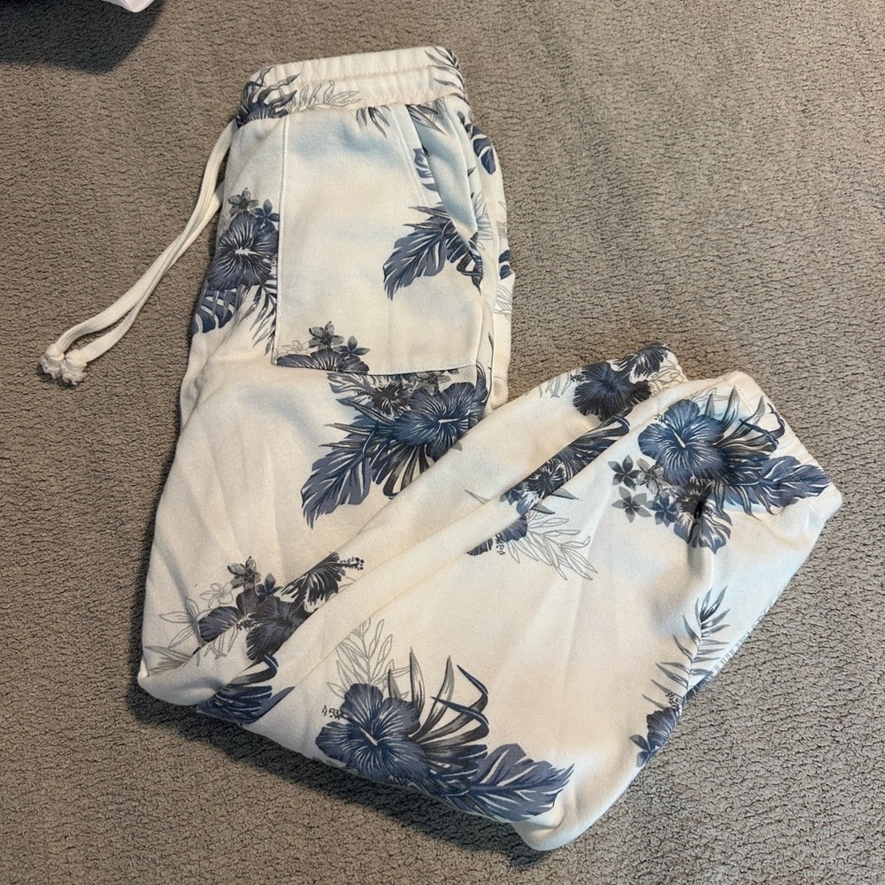 Floral Print Jogger Pants